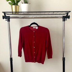 Crimson Cashmere Ron Herman Cardigan